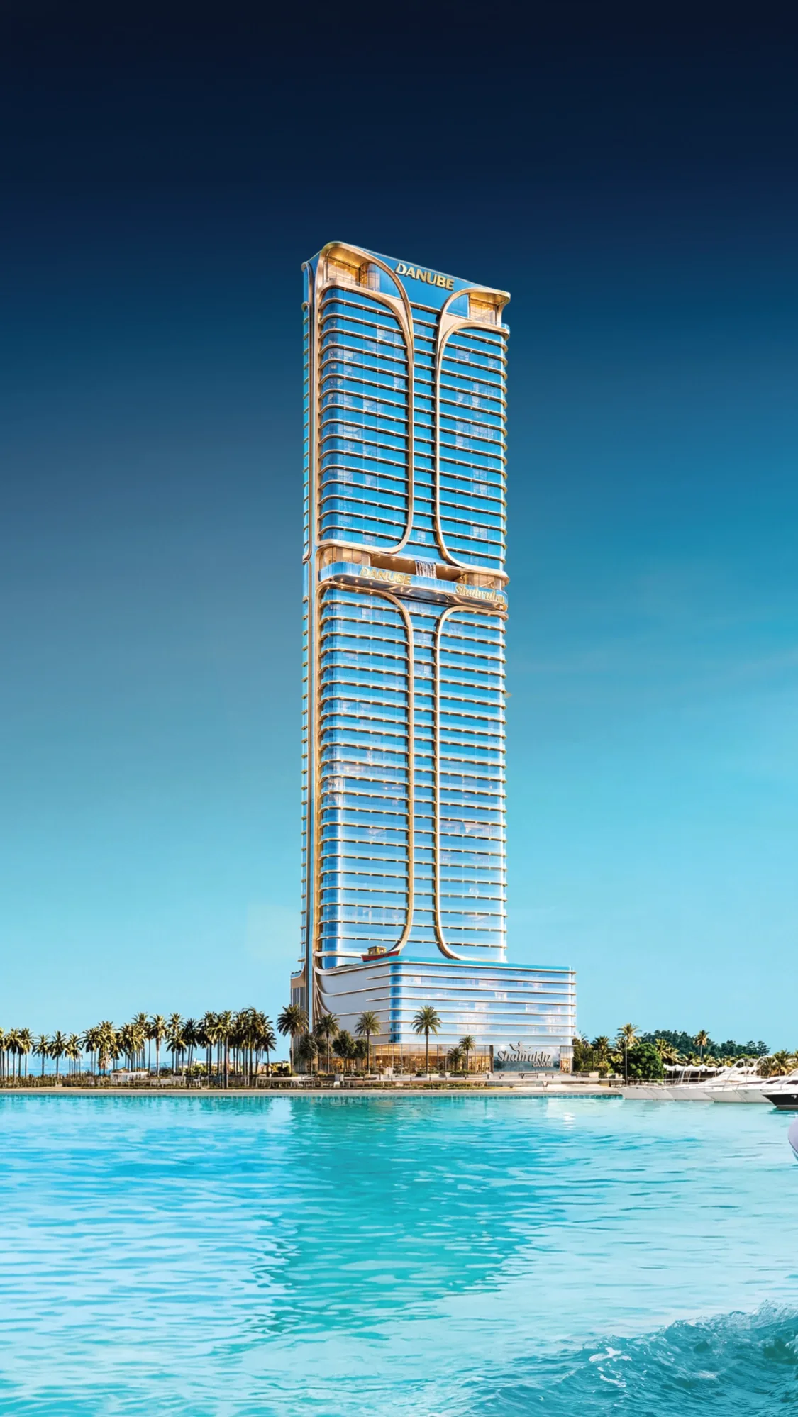 Shahrukhz Residences by Danube waterfront tower